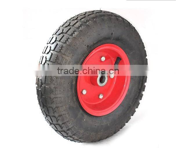 4.00-6 Pneumatic Rubber Wheel 13*4' AIR WHEEL 2PR