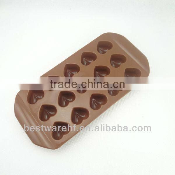 candy silicone tray 15 cavity love ice mould silicone chocolate molds