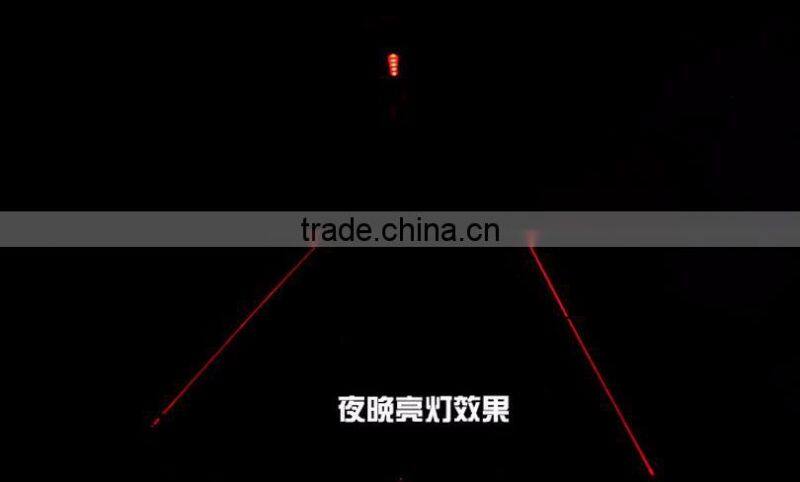 Bicycle laser taillight