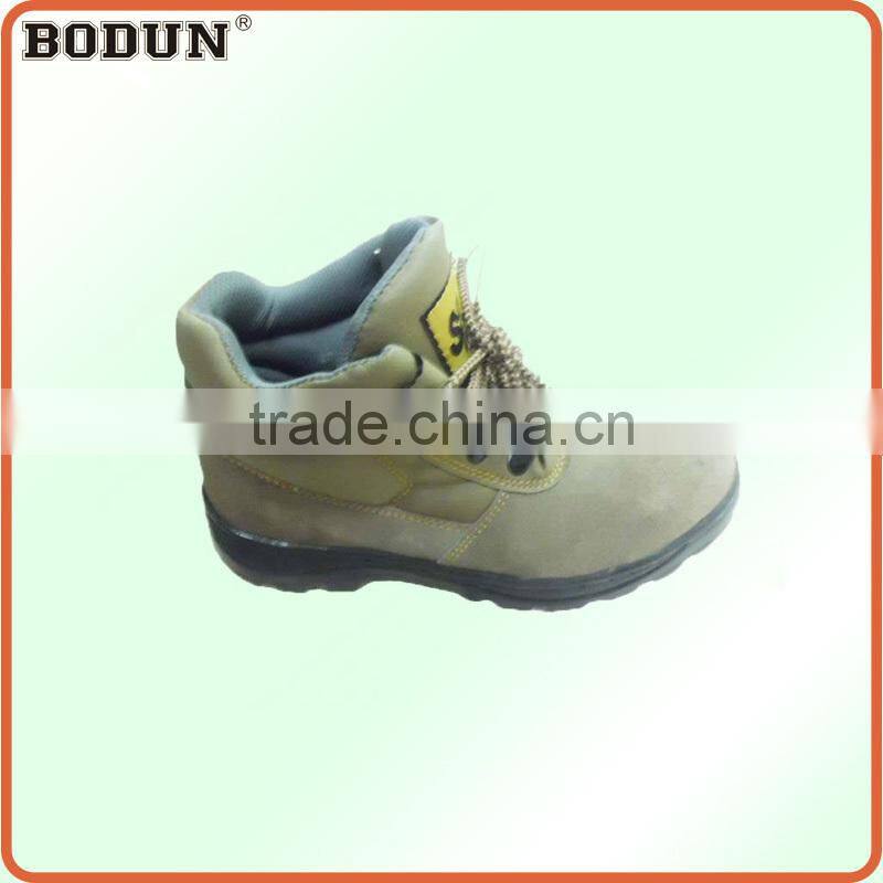 A4021 Tall Upper Genuine Leather Safety Shoes