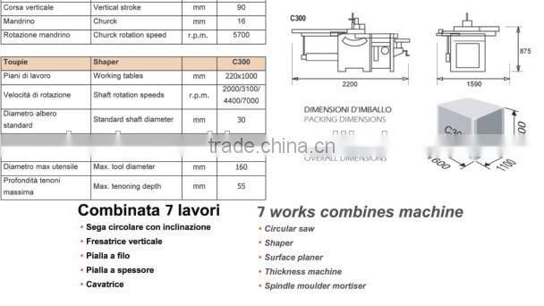 wood surface planer 300C-3
