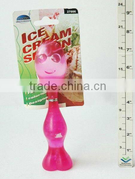 plastic ice cream spoon