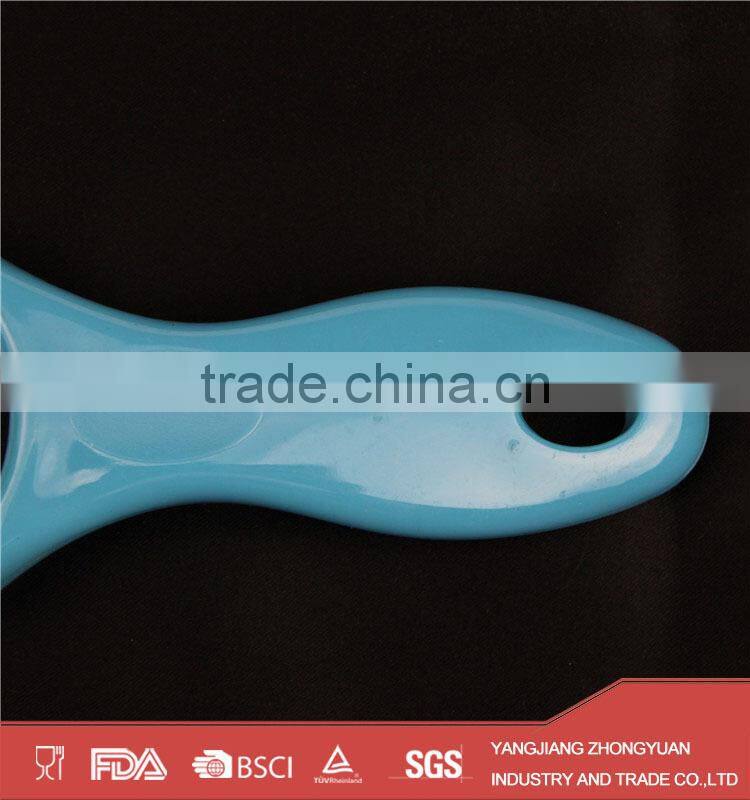 Hot selling plastic handle ceramic kitchen knives set with acrylic knife block and peeler