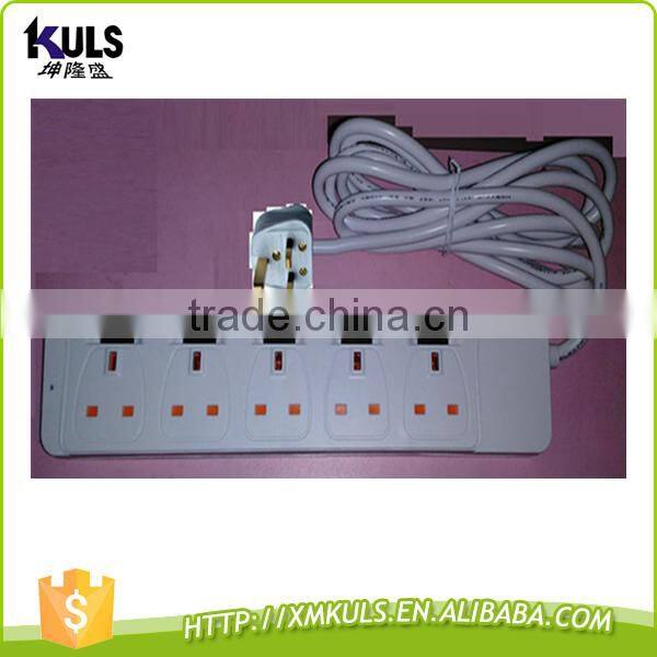 High quality security professional electrical 5 switch socket