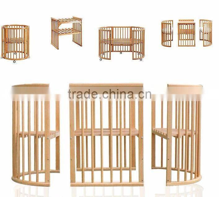 multifunction wooden baby bed baby room furniture