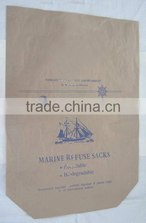 Marine Wholesale Kraft Paper Refuse Sack