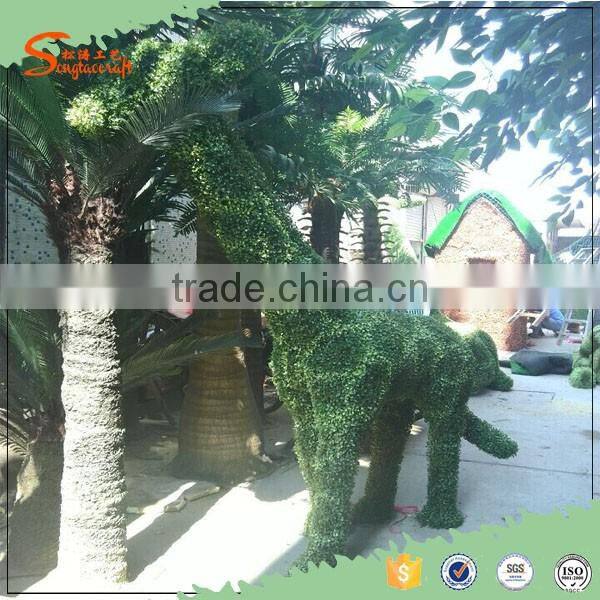 Customized artificial topiary grass animal landscaping for decoration