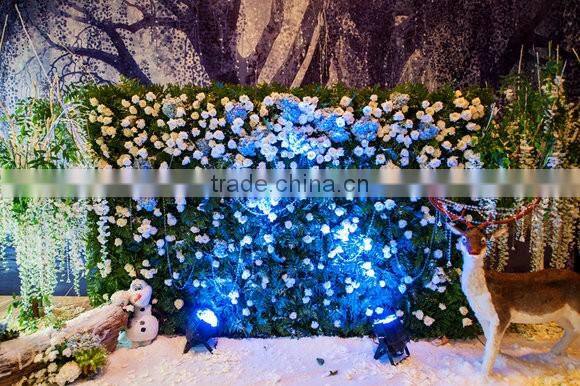 NEW Style Outdoor Wedding Item Artificial Flower for Wall Backdrop Decoration Upholstery Panel