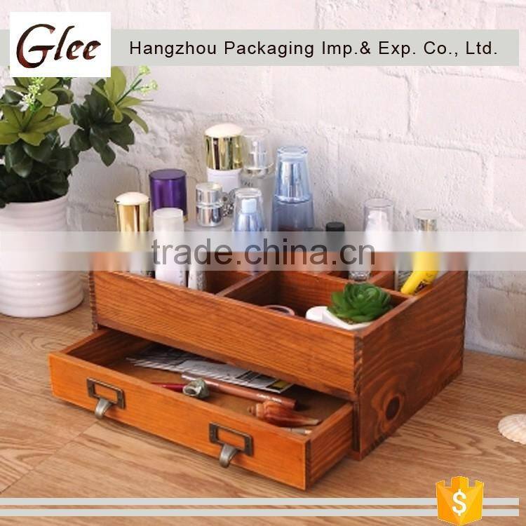 Trendy superior colorful exquisite jewelry organizer keepsake durable storage wood box