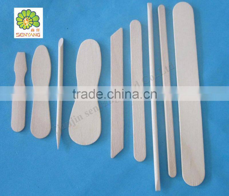 large small petite wooden applicator for facial&body waxing