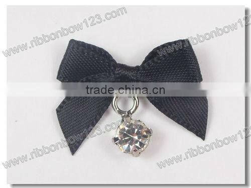 satin bows with pearl bead