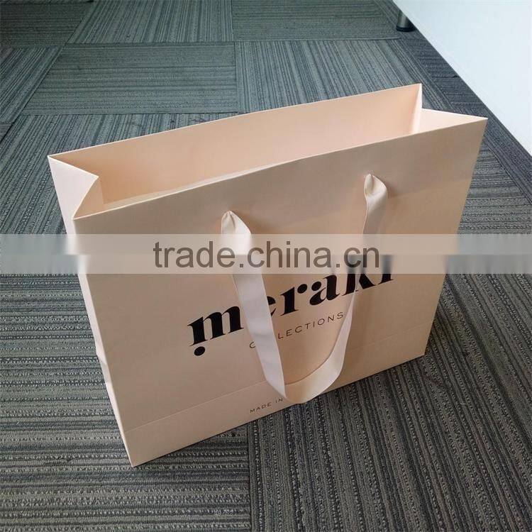 cheap gift paper bags with ribbon handles