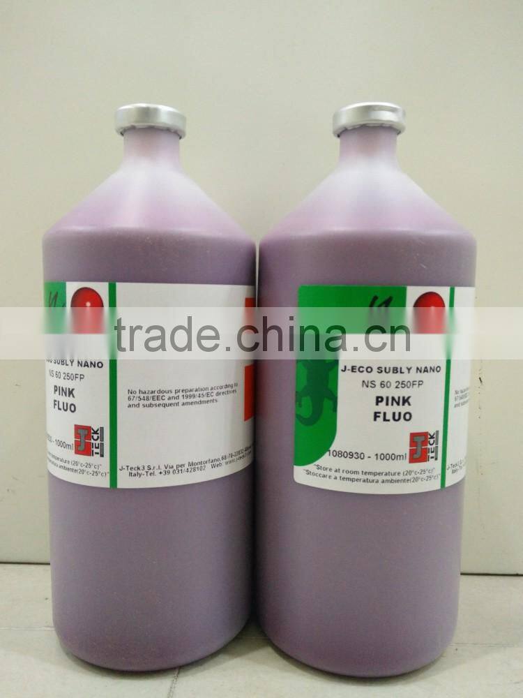Factory price fluorescent sublimation ink