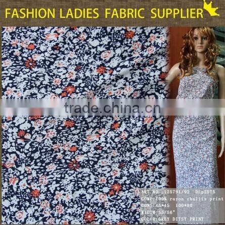 shaoxing manufacturer 100% rayon made in india dresses in fabric 100% rayon t shirts 100% rayon garment