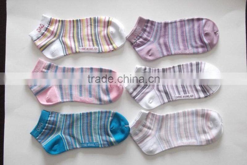 Cotton custom socks with logo