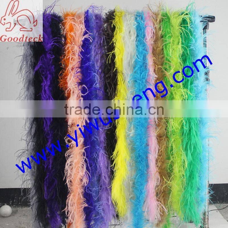 wholesale beautiful cheap ostrich puffs for hair accessory