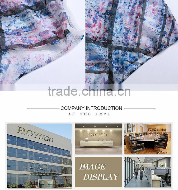 Latest blouse design pictures,3/4 sleeve loose blouse for high quality