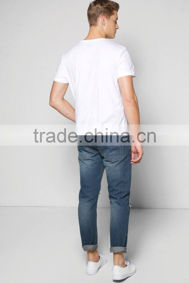 mens slim fit denim jeans stylish distressed jeans wholesale