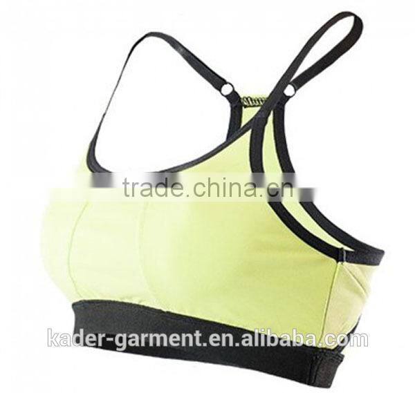 2015 New Custom Breathable Sports Bra/ Women Gym Bra/ Fitness Bra