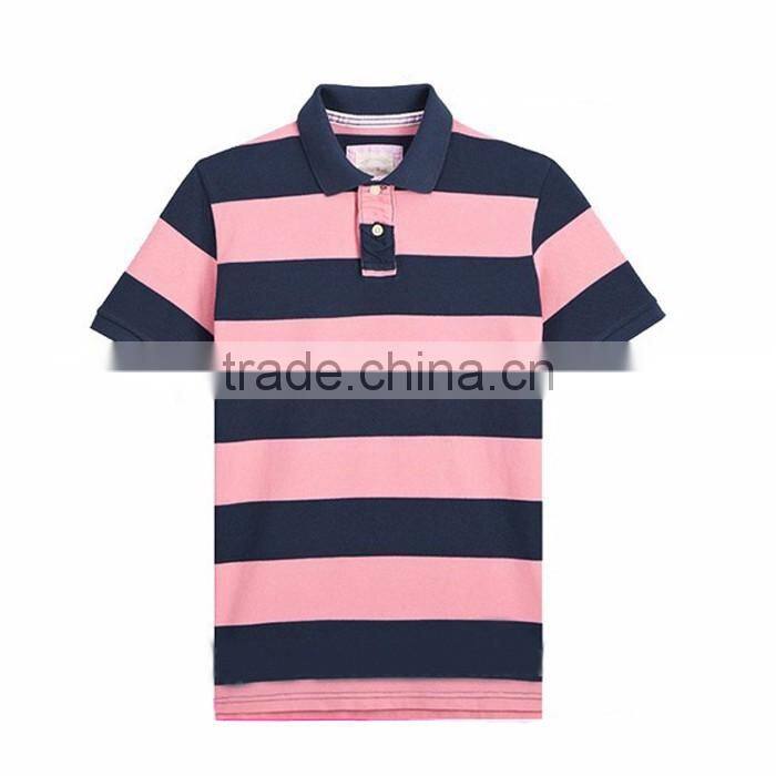 Zebra-stripe polo t shirt manufacturer
