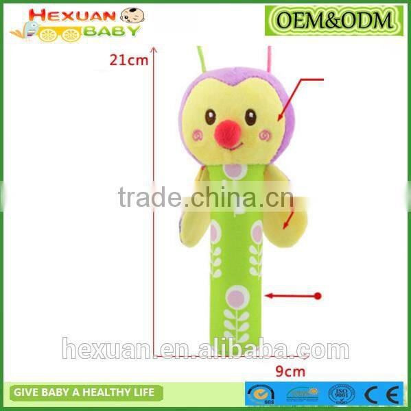 Baby develop soft interactive toys hand ring bell baby musical hanging toys