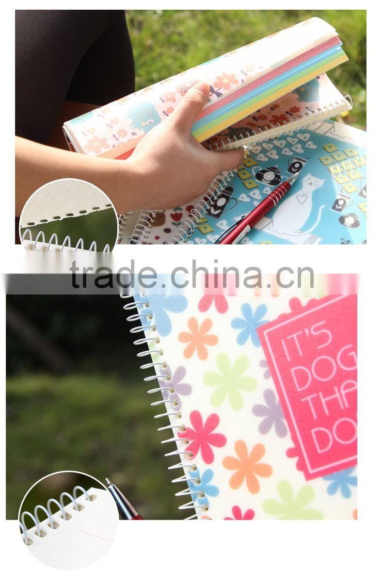 B5 cheap student notebook customizable wire-o binding notebook for gift/promotional item