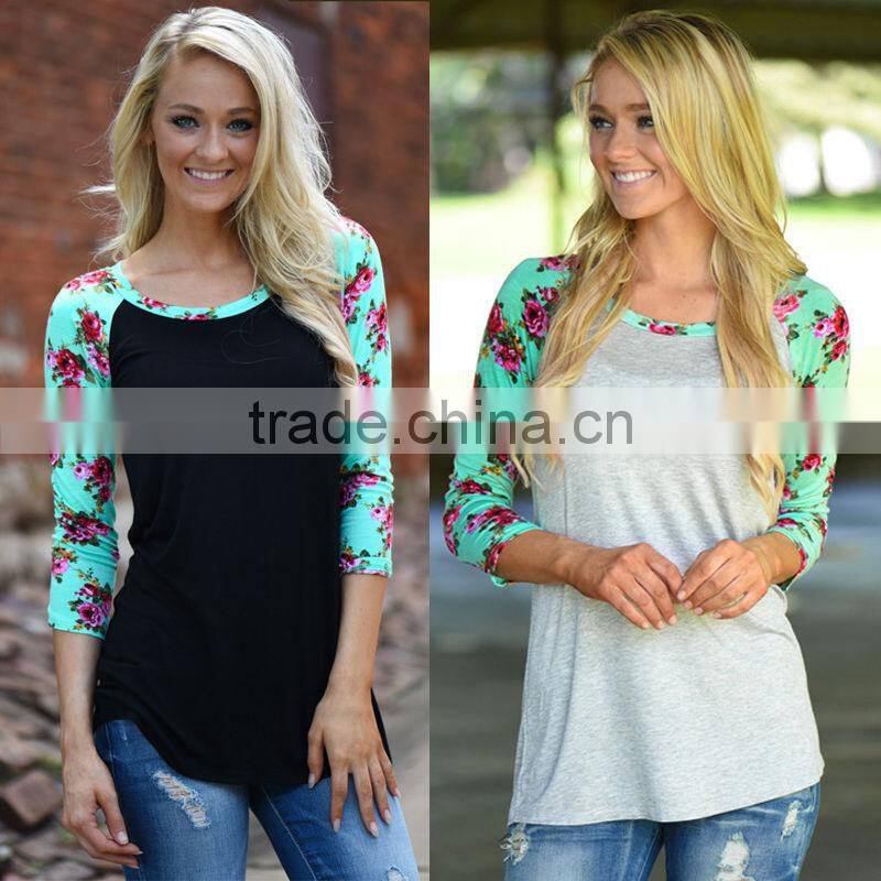 long sleeve Tunics Tops Tee Loose Casual Blouse Crewneck