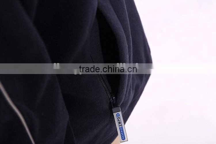 Custom men's 100 polyester polar fleece outdoor jacket
