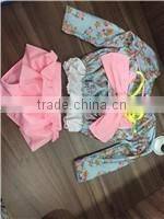 Children swimsuit three-piece floral bikinifloral bikini girls swimwear
