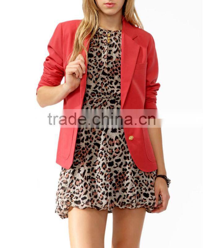 Women's Notched Lapel Blazer