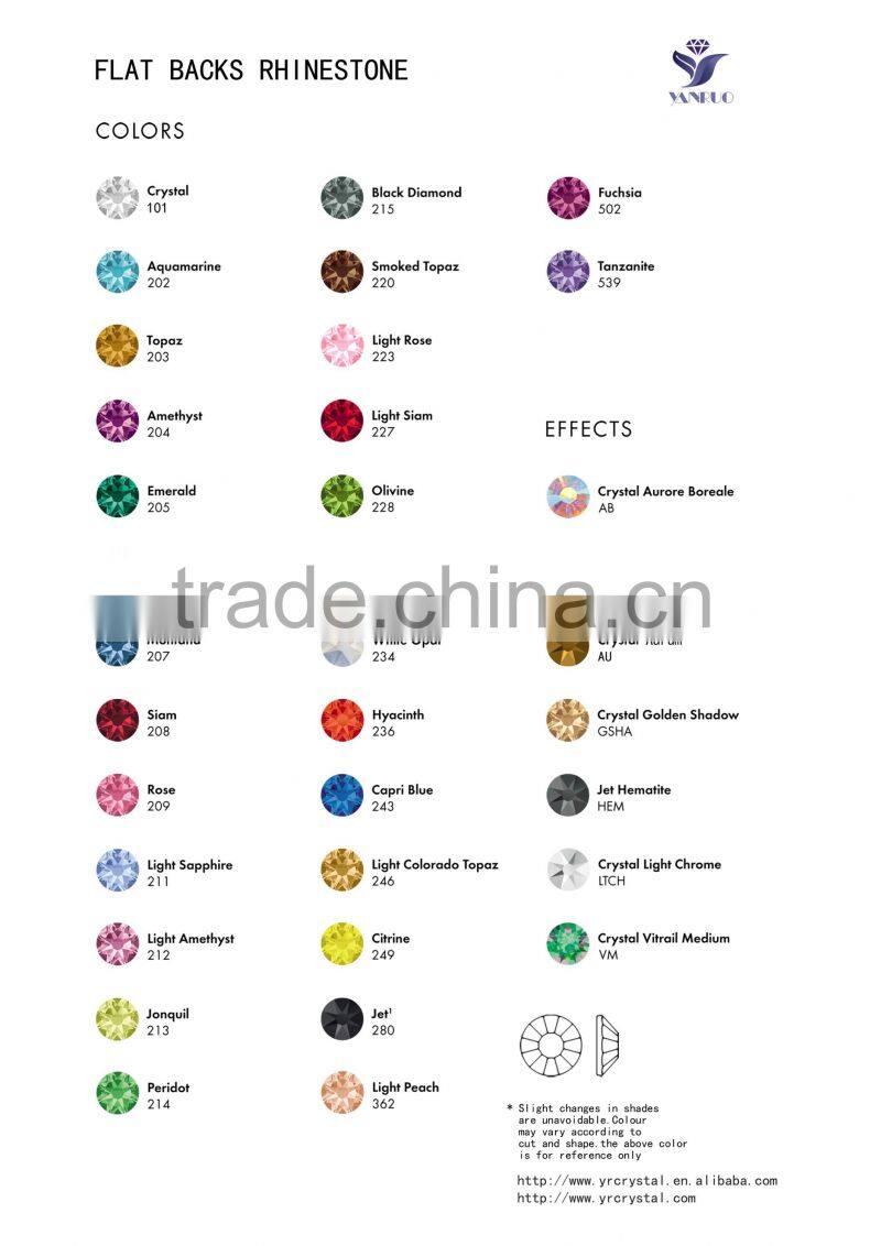 High quality crystal AB hotfix rhinestones glue on clothes in bulk