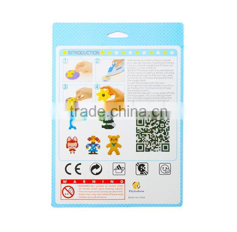 2017 Hot selling scooter DIY education plastic hama fuse beads toys