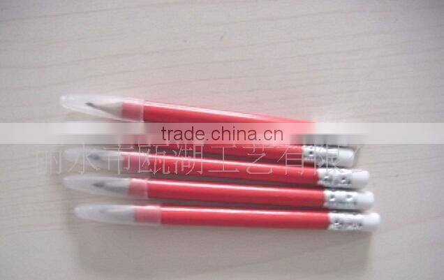 Golf pencil with eraser