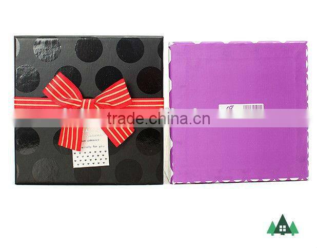 Gift Box - Imported Gifts,New Year Gift Box,2014 Fashion Design Gift Ribbon Paper Box/Square Gift Box