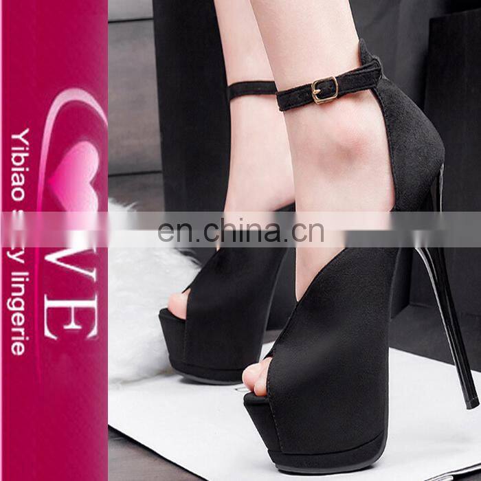factory direct best quality colorfuls fashion Suede peep toe high heel shoes women
