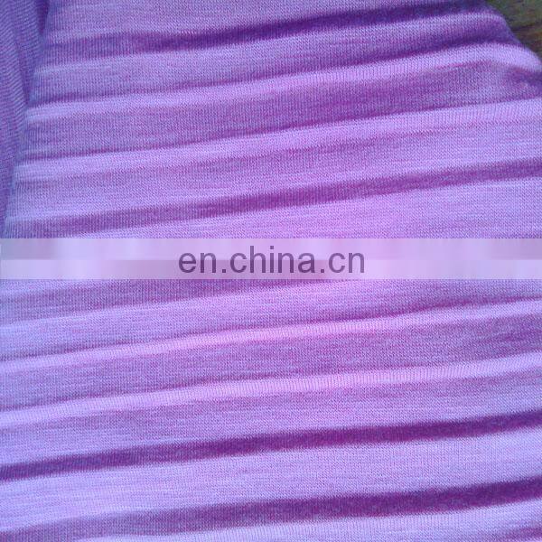 shaoxing china supplier polyester rayon stripe crepe fabric for garment