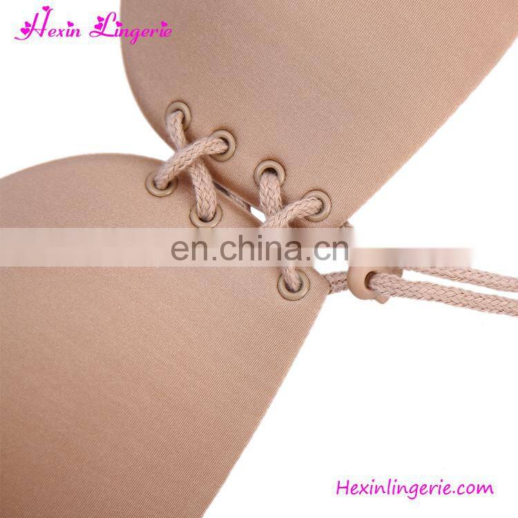 In Stocks White Leopard Veins Sexy Backless Nubra Push Up Invisible Bra