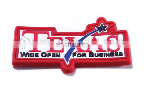 Factory Directly Silicone Rubber PVC Label For Garment