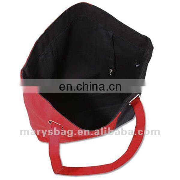 Special Designed 2 Tone Cotton Tote with Metal Grommets