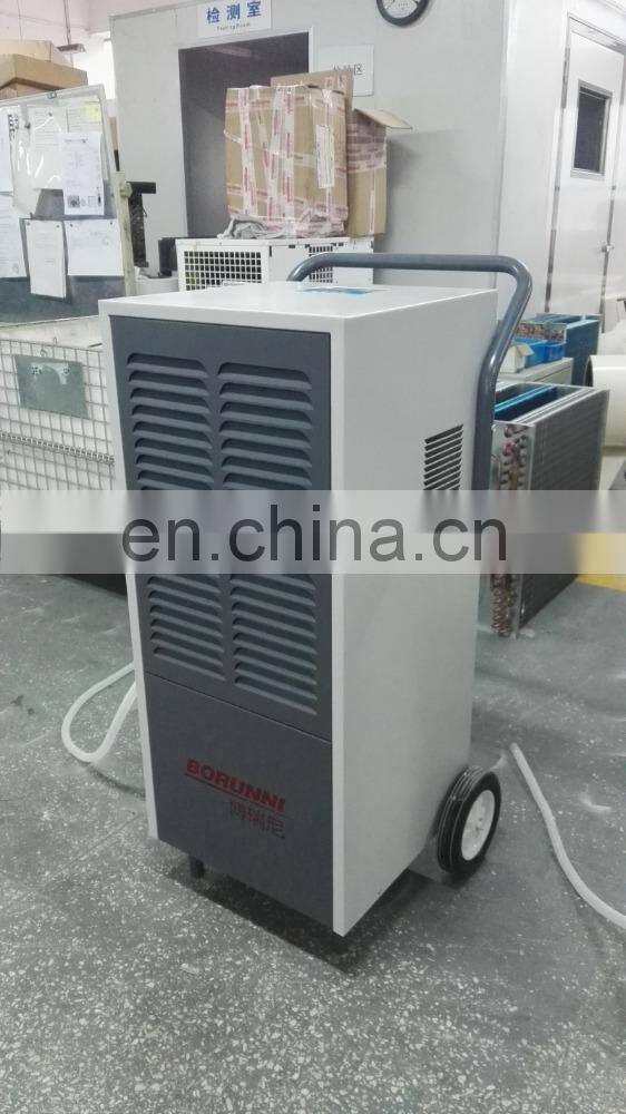 Industrial air dehumidifier with hose drainage