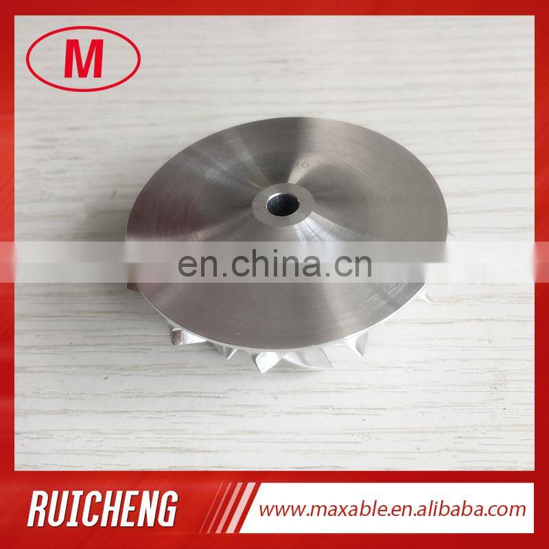GT15-25 436131-0019 36.78/52.19mm 6+6 blades performance milling/aluminum 2618/billet compressor wheel for 709836/727461/709835