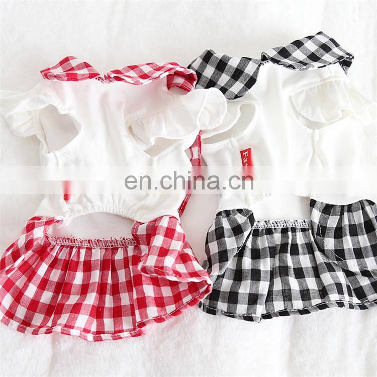 Best selling pet shop summer luxury pet clothes party wedding dress