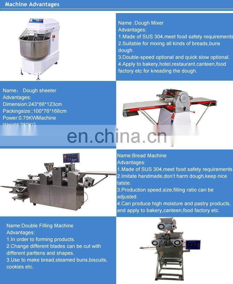 Best Selling Egg York Crispy Bread Making Machine with Sprinkle Sesame Seeds