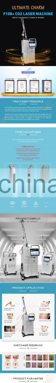 RF Tube Vaginal Tightening Fractional CO2 Laser With co2 fractional laser