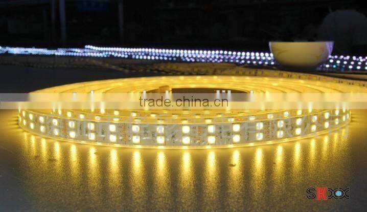 whole sale high cri led strip double row 5M 5630 battery power led lights strip