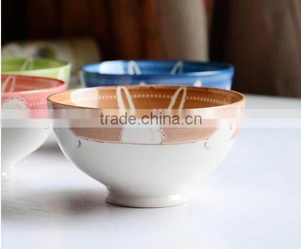 NEW ARRIVAL!!!Jingdezhen Ceramic Bowl Wholesale Ceramic Pet Bowl Ceramic Bowl Set