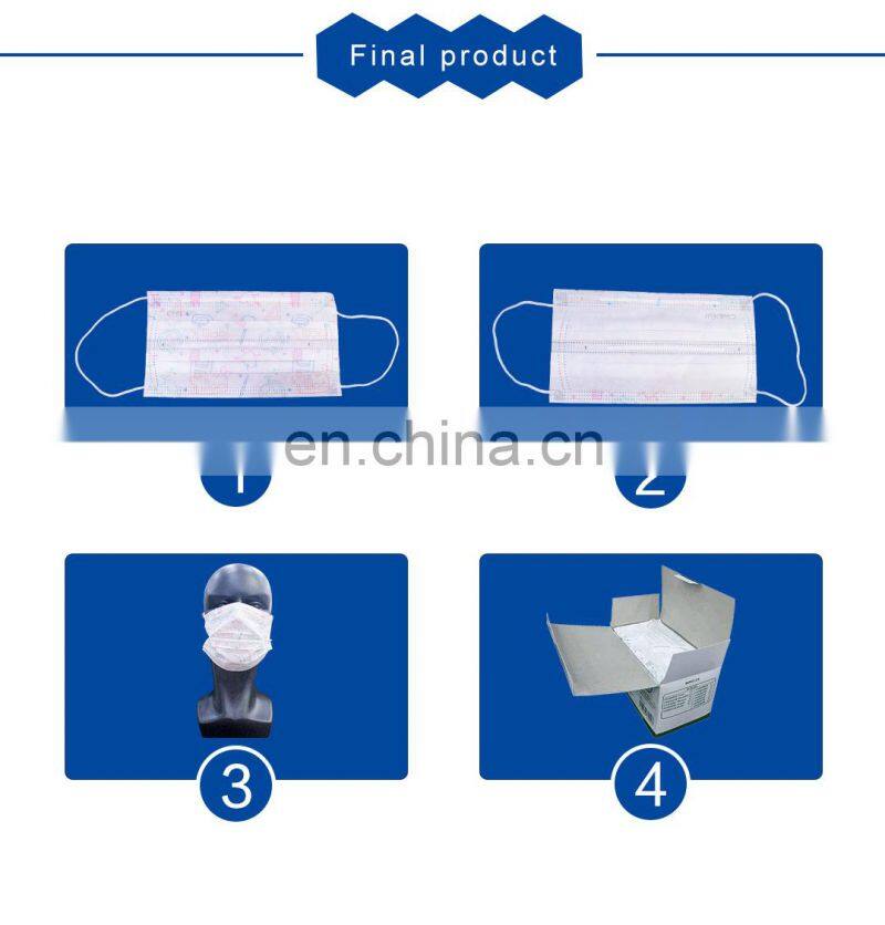 Automatic Surgical Mask Production Line with CCD Inspection System&Box Packing Function