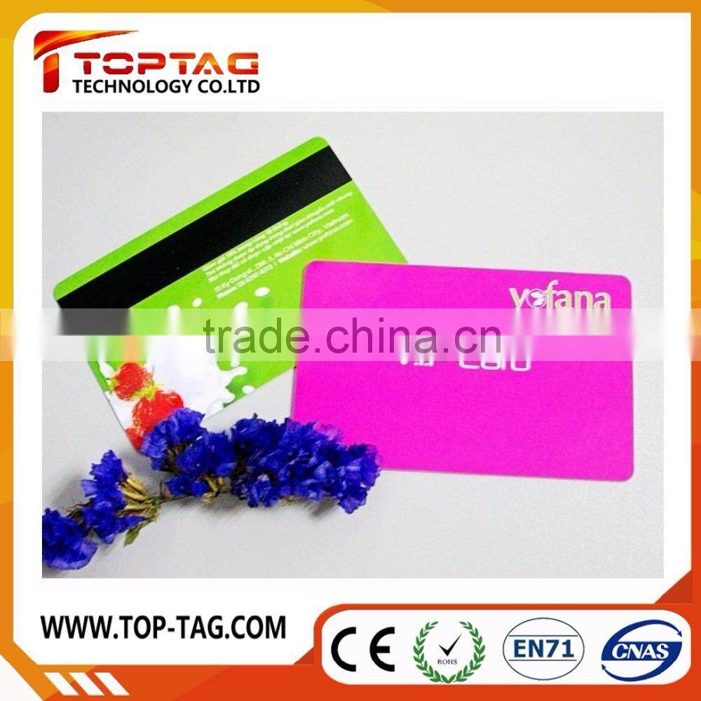 Mini PVC UV Test Business Card/mini rfid pvc+epoxy card