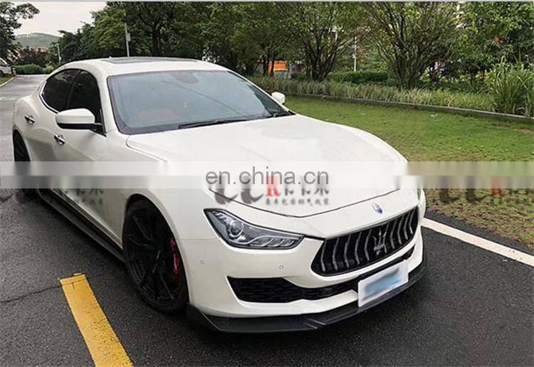 2018-2019 CQCV style body kit suitable for Maserati GHIBLI carbon fiber front lip rear lip rear spoiler side skirts auto tunning