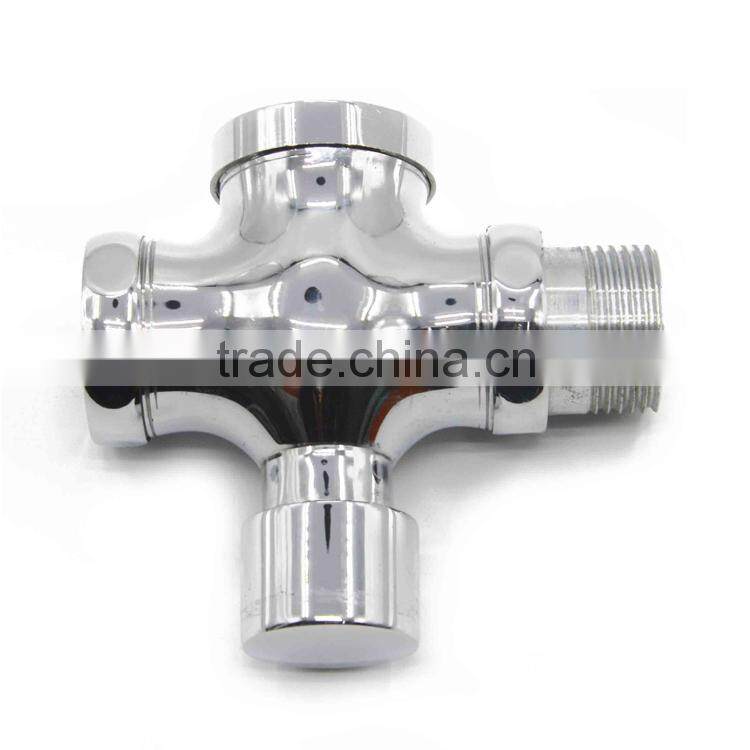 Best price brass time delay faucet four-way toilet flush angle valve